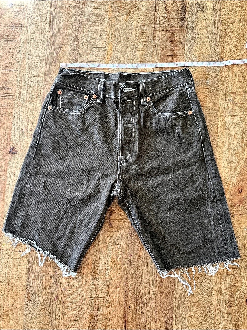 Levi's 501 Women's Brown Denim Jean Shorts